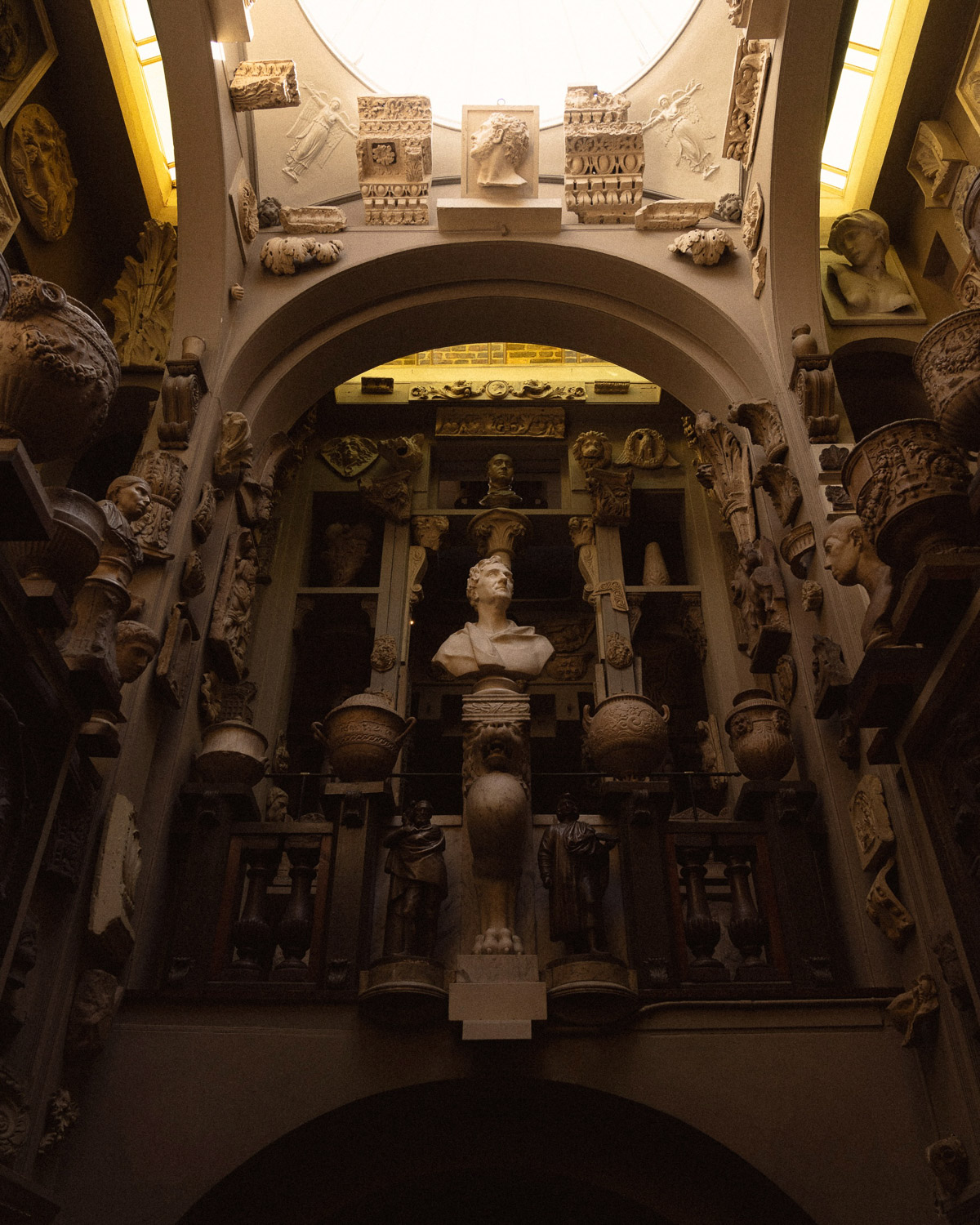 The historic and elegant interiors of the Sloane Museum in London, featuring fine art and decor.